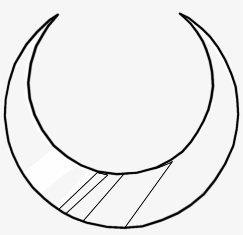 Полумесяц шаблон