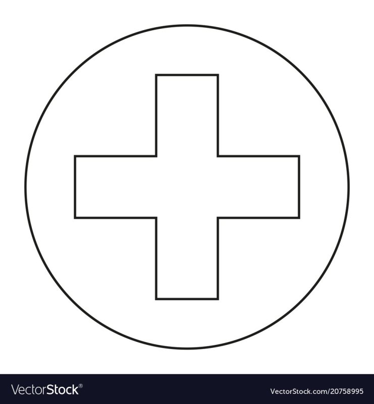 Медицинский крест рисунок