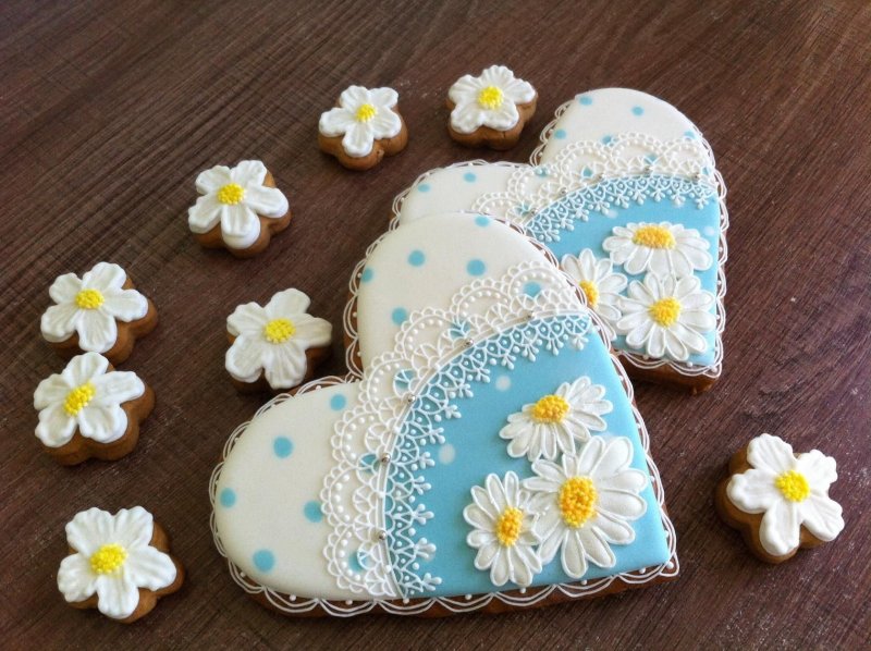 Пряничные ромашки