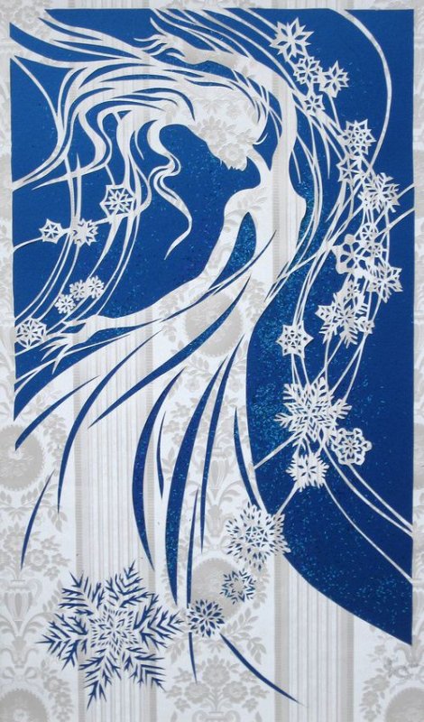 Новогодние узоры на окна