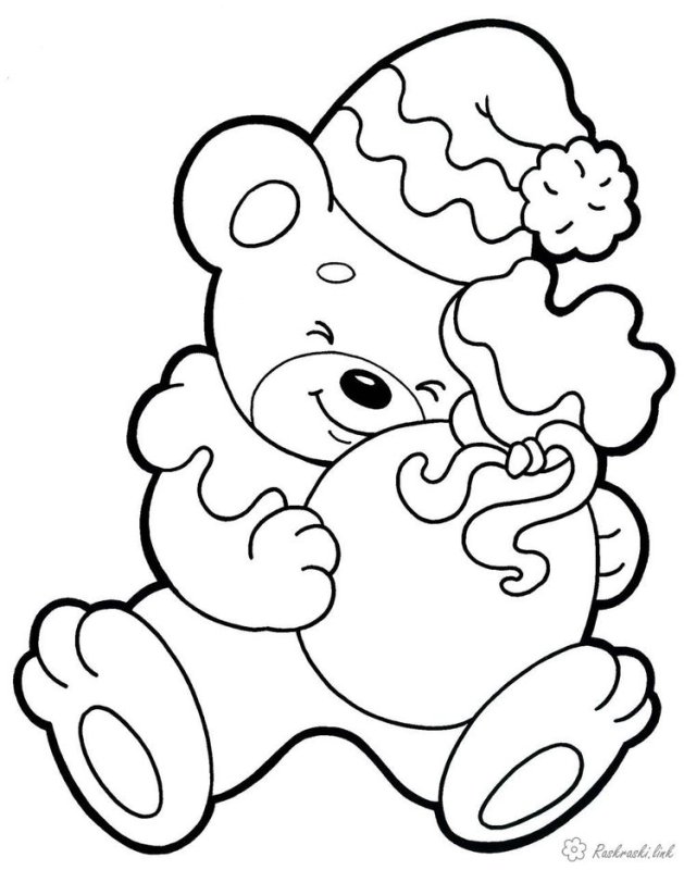 Новогодние раскраски дляетей