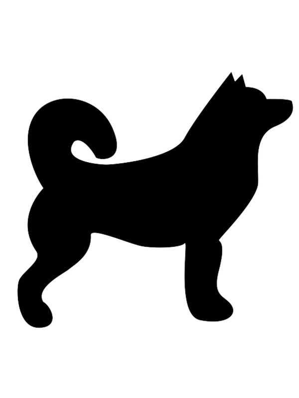 Очертание собаки