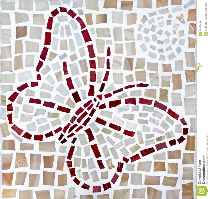 Мозаика из битой плитки