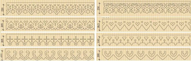 Орнамент прорезной резьбы