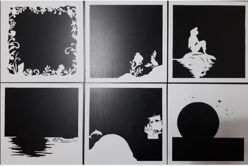 Многослойные картины из бумаги