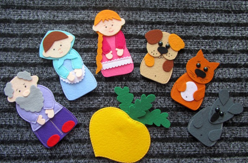 Фетровые пальчиковые игрушки