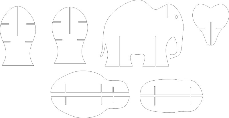 Подставка из фанеры макет