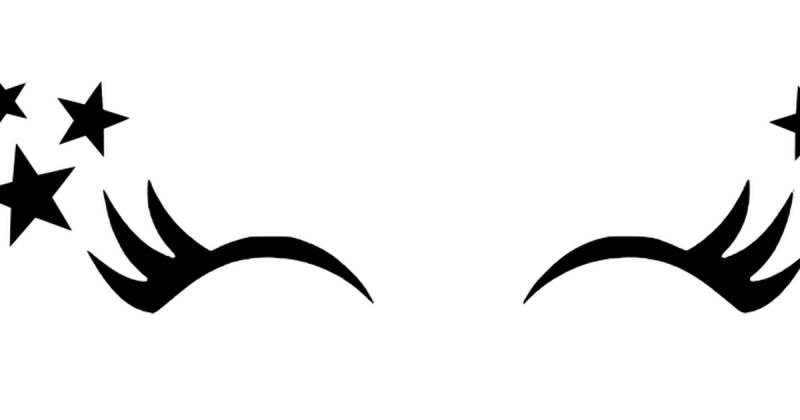 Глазки трафарет