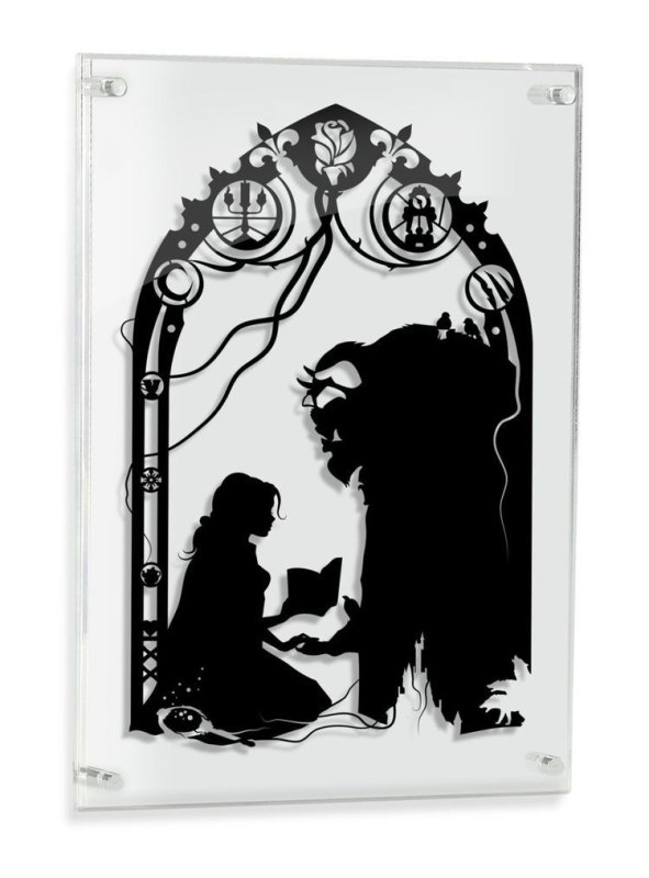 Вытынанки красавица и чудовище