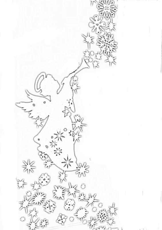 Новогодние узоры на окна