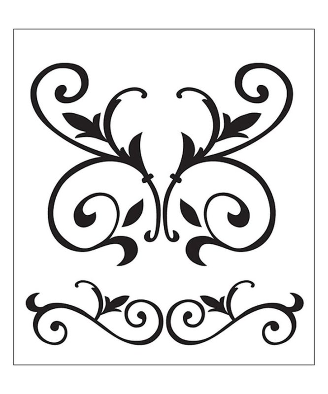 Трафареты узоров для вырезания