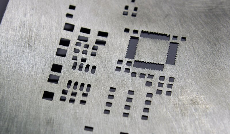 Трафарет для пайки QFN-48