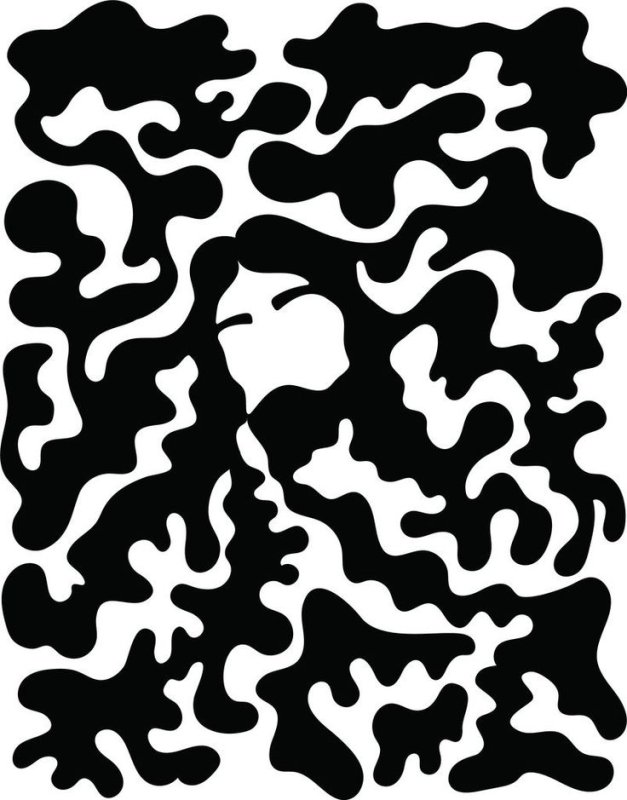 Трафарет камуфляж