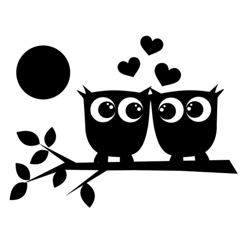 Силуэт Совы