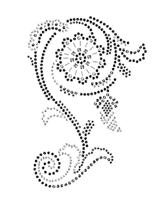 Шаблоны для точечной росписи контурами