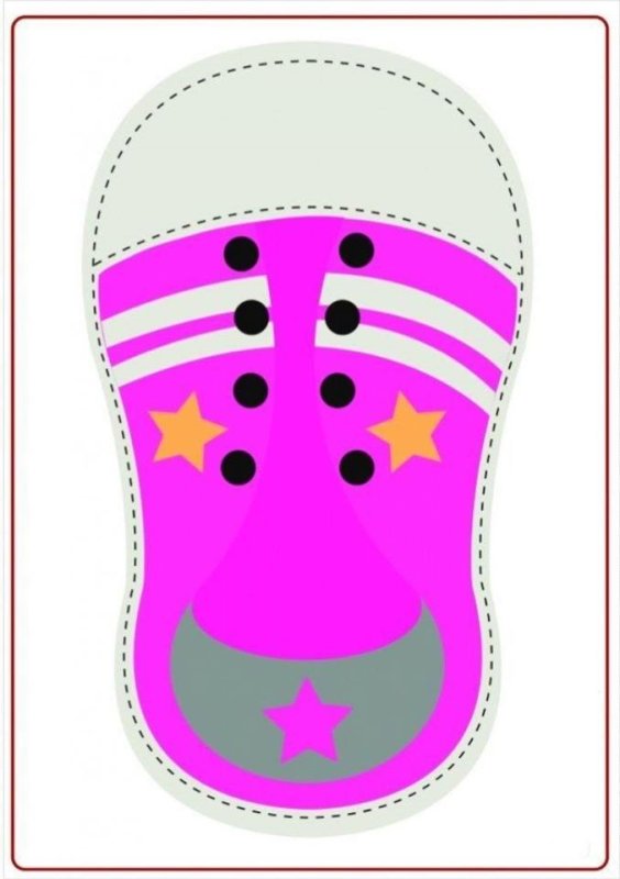 Шнуровка для детей печать