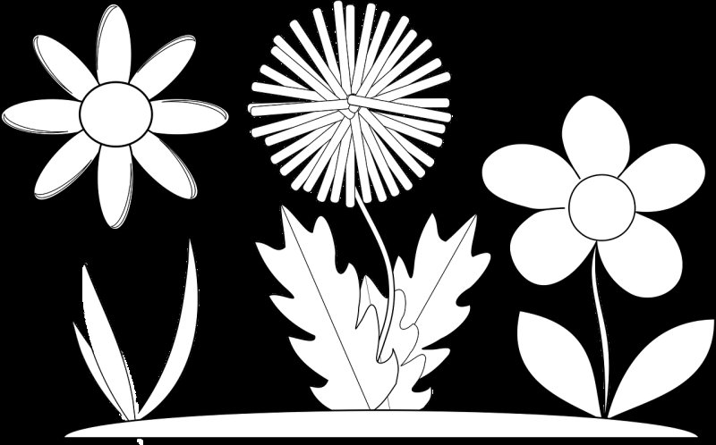 Цветочки для вырезания
