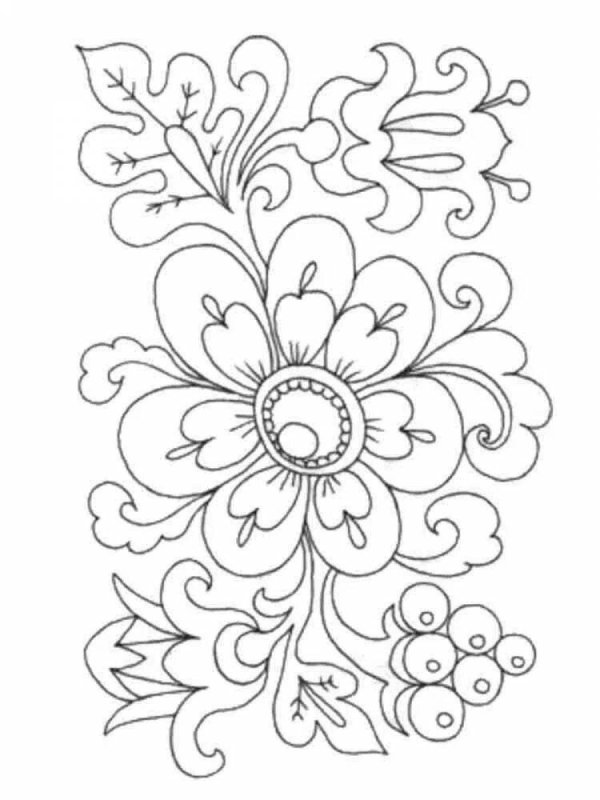 Орнамент роспись