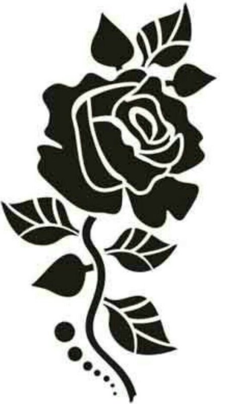 Трафарет "цветы"