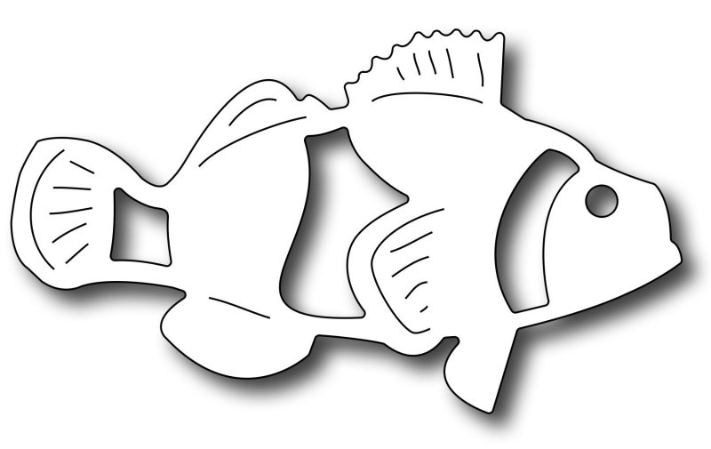 Трафарет рыбы для вырезания