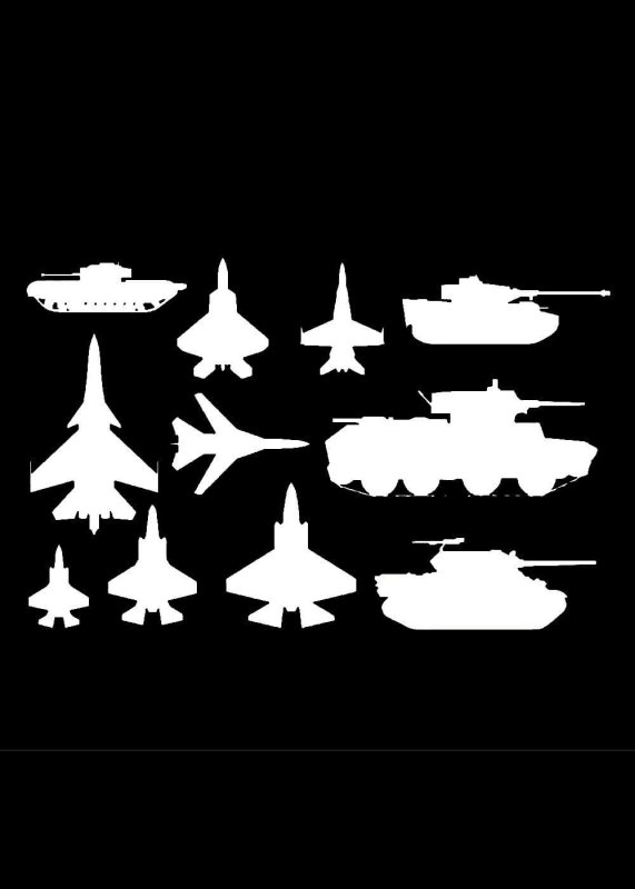 Трафарет военный