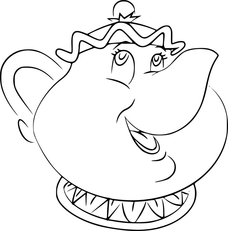 Чайник рисунок