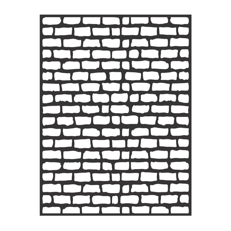 Трафарет кирпичной кладки