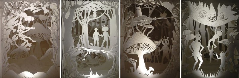 Кэрол Бартон бумажный туннель