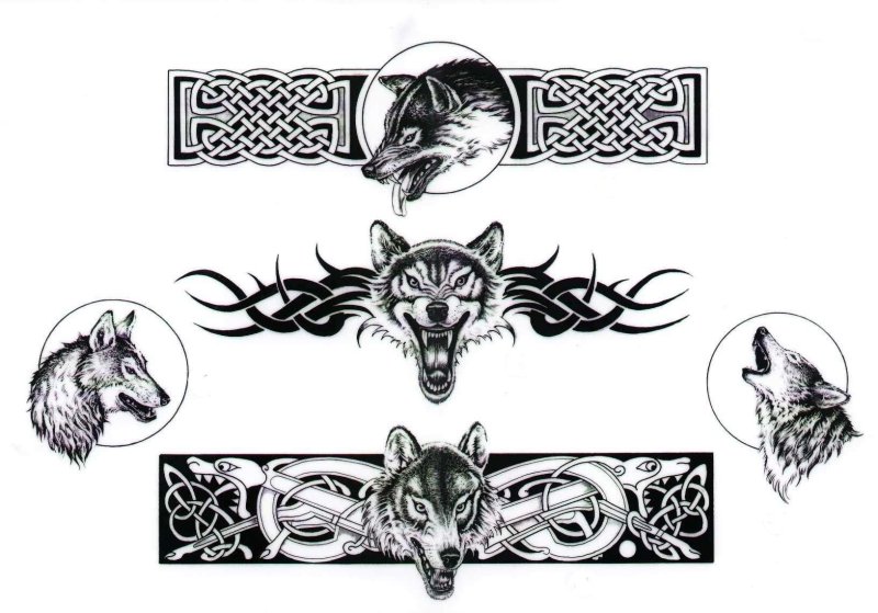 Трафареты для травления на ножах