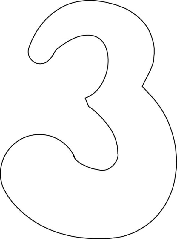 Трафарет "цифры"