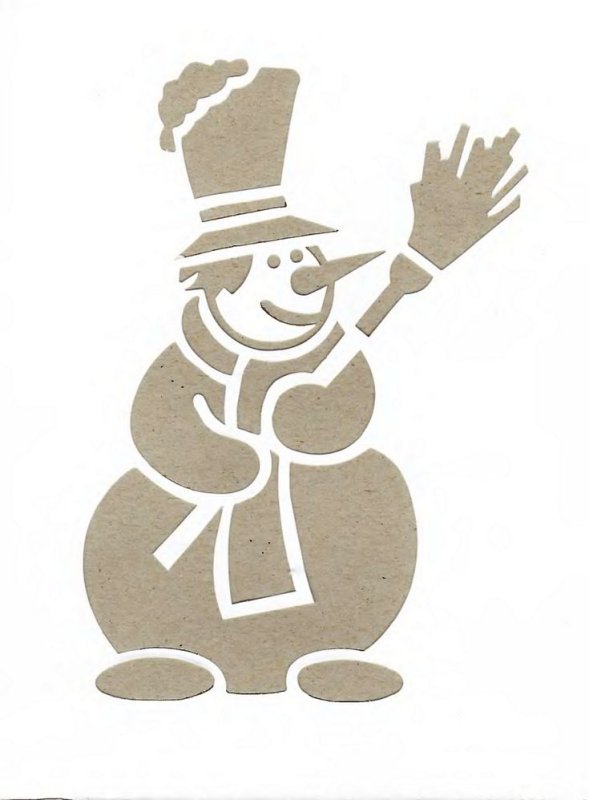 Трафарет "новогодний"