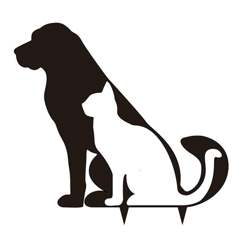 Силуэт щенка