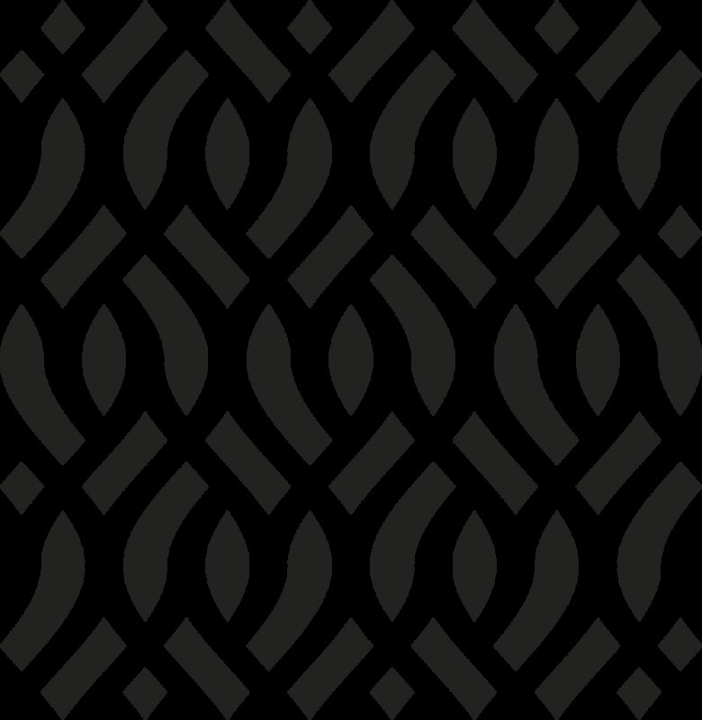 Трафарет геометрический узор