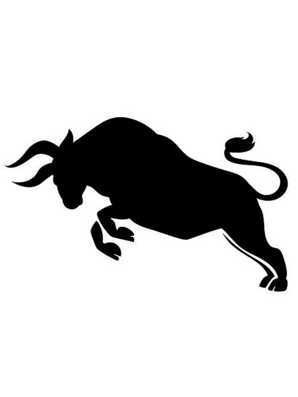 Силуэт быка