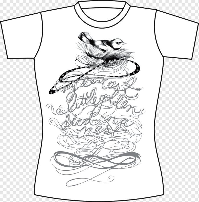 Векторный принт на футболку