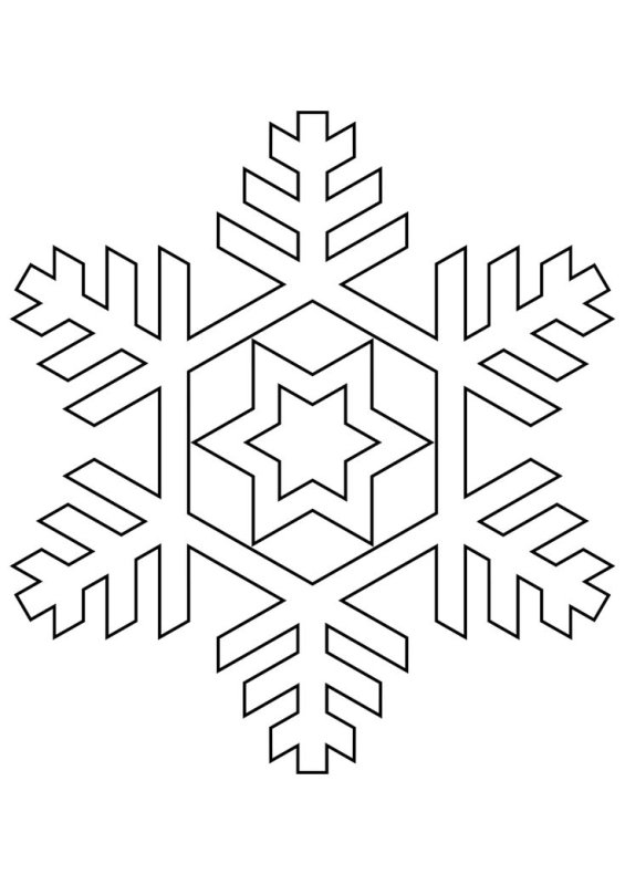 Снежинки на окна