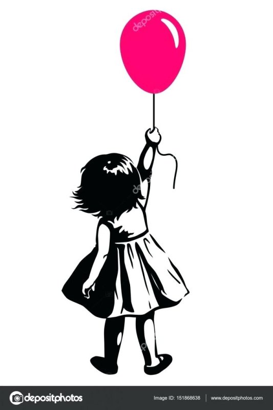 Девочка с шариками