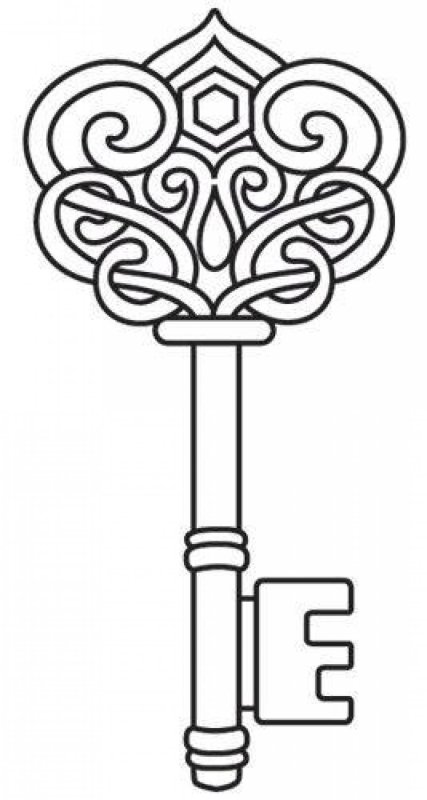 Золотой ключик раскраска