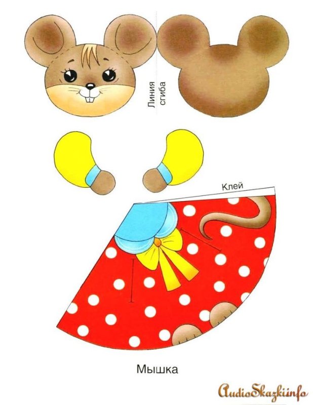 Игрушка конус из бумаги