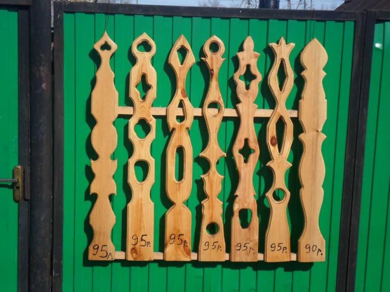 Резные штакетники для забора