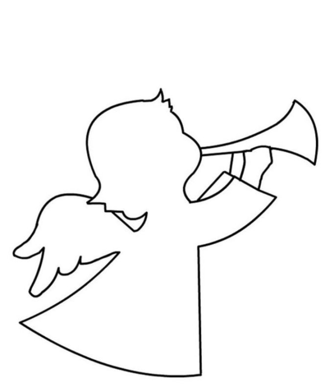 Ангелочек контур