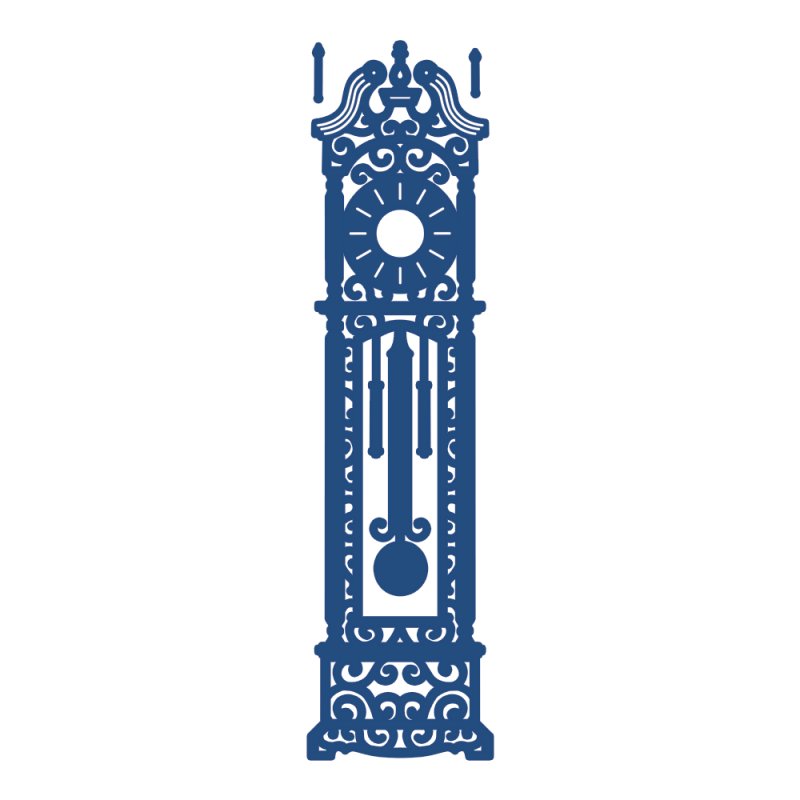 Напольные часы из картона