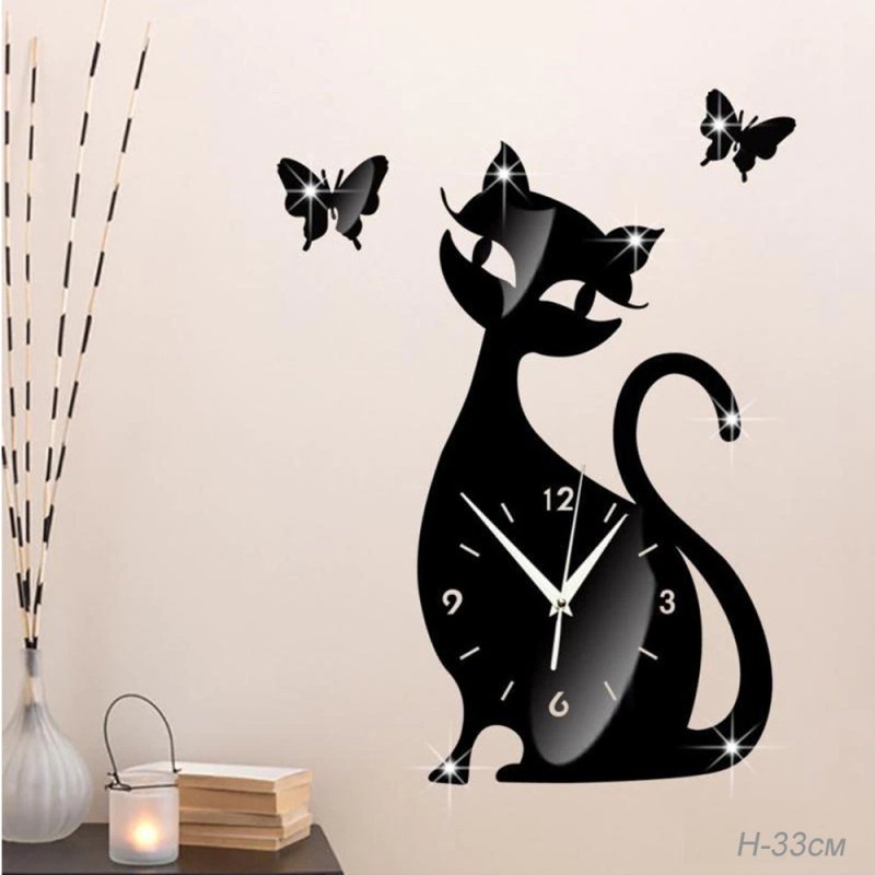 Необычные часы на стену