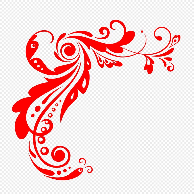 Русский угловой орнамент