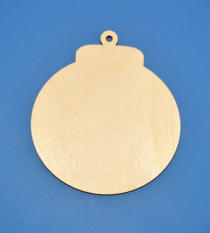 Новогодние игрушки на деревянных заготовках