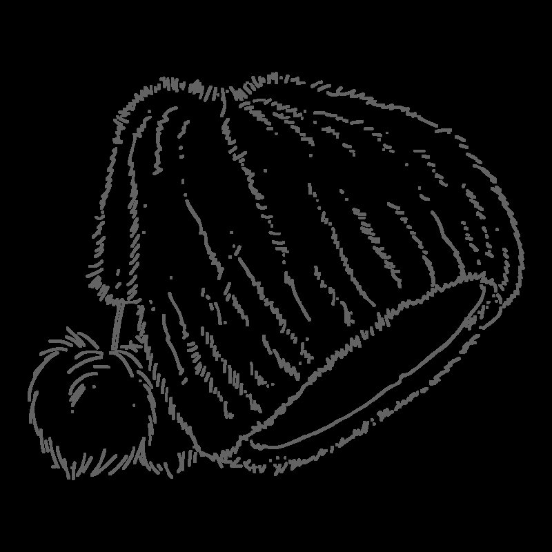 Раскраска шапочка для детей