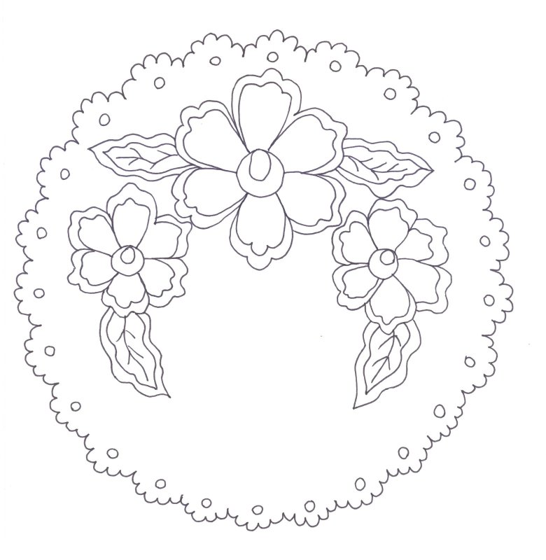 Салфетка раскраска