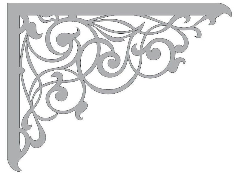 Узор уголок