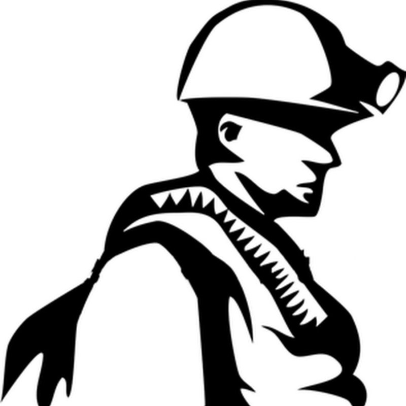 Шахтер силуэт