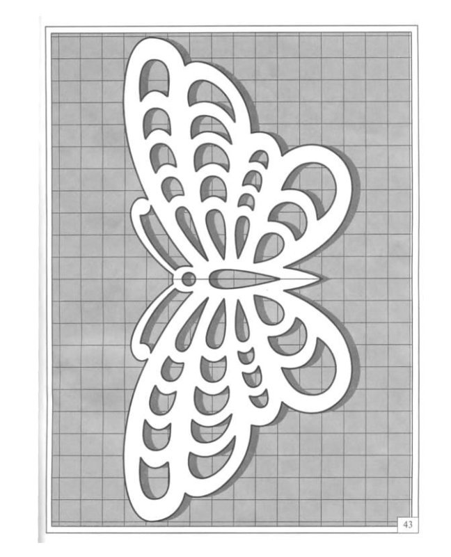 Орнамент для вырезания из бумаги